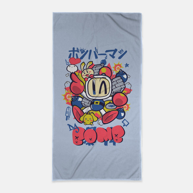 Da Bomb-None-Beach-Towel-Arinesart