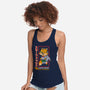 Space Foxey-Womens-Racerback-Tank-Arinesart