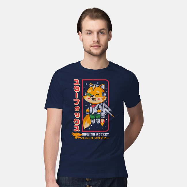 Space Foxey-Mens-Premium-Tee-Arinesart