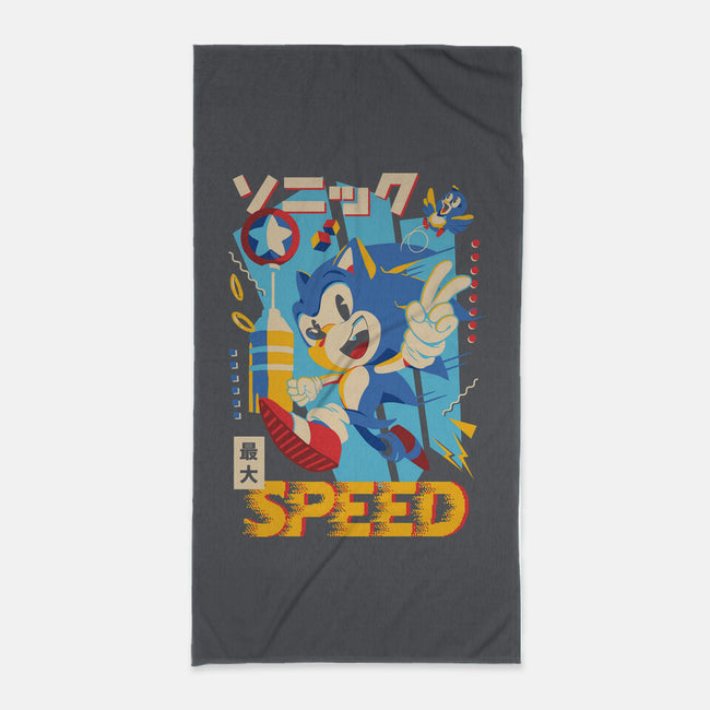 Top Speed-None-Beach-Towel-Arinesart