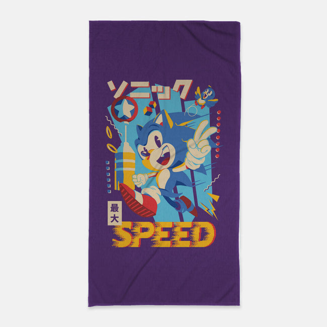 Top Speed-None-Beach-Towel-Arinesart