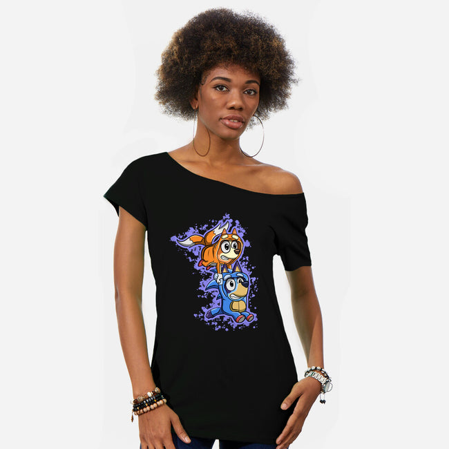 A New Adventure-Womens-Off Shoulder-Tee-nickzzarto