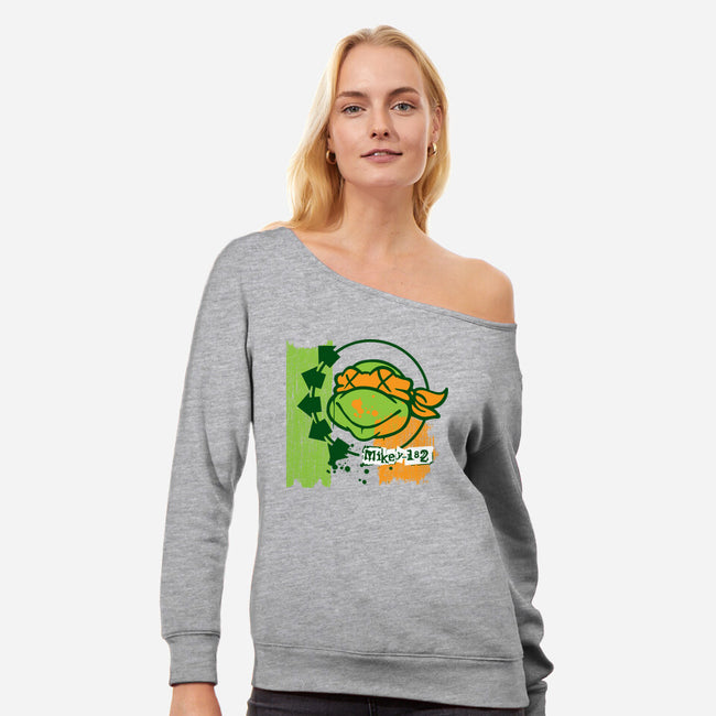 Mikey-182-Womens-Off Shoulder-Sweatshirt-dalethesk8er