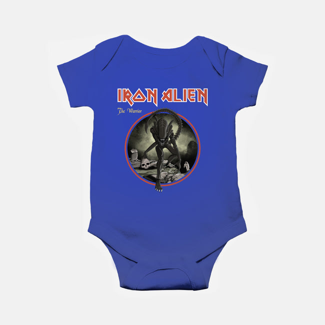 Iron Alien-Baby-Basic-Onesie-retrodivision