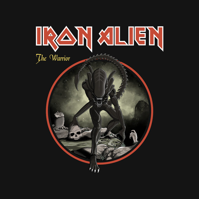 Iron Alien-Womens-Off Shoulder-Tee-retrodivision