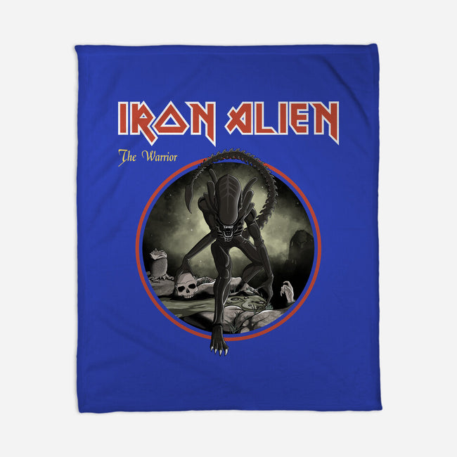 Iron Alien-None-Fleece-Blanket-retrodivision