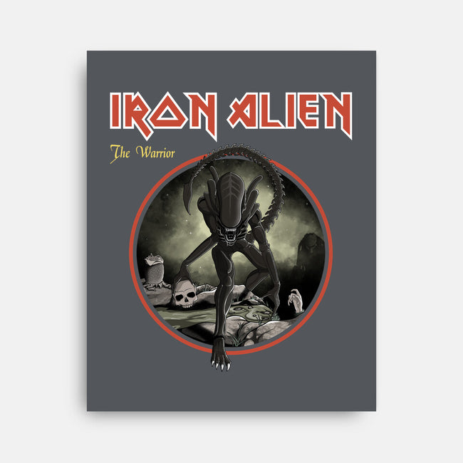 Iron Alien-None-Stretched-Canvas-retrodivision