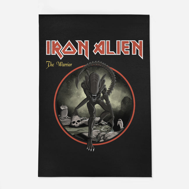 Iron Alien-None-Indoor-Rug-retrodivision