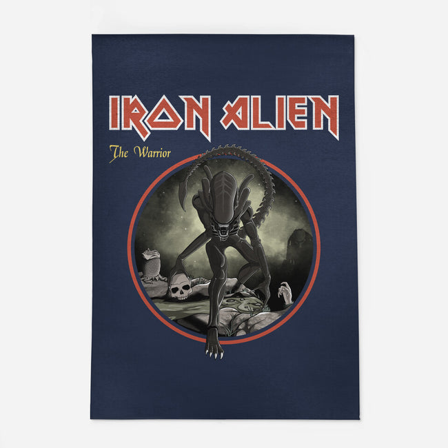 Iron Alien-None-Indoor-Rug-retrodivision