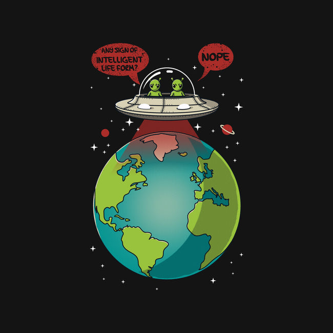 No Intelligent Life Form Found-Womens-Off Shoulder-Tee-erion_designs