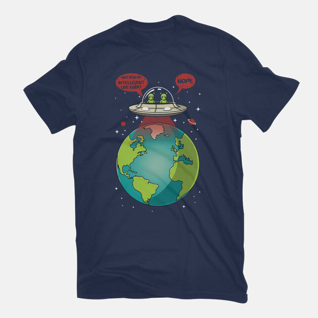 No Intelligent Life Form Found-Mens-Premium-Tee-erion_designs