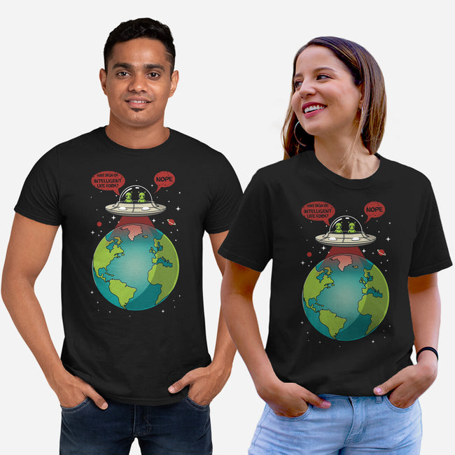 No Intelligent Life Form Found-Unisex-Basic-Tee-erion_designs