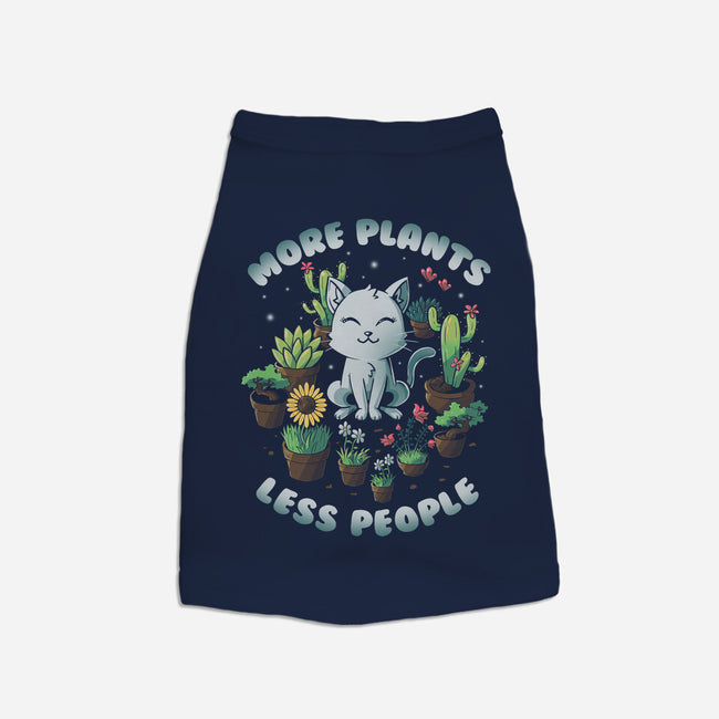 More Plants Less People-Dog-Basic-Pet Tank-koalastudio