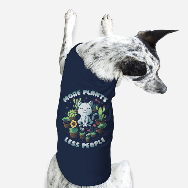 More Plants Less People-Dog-Basic-Pet Tank-koalastudio