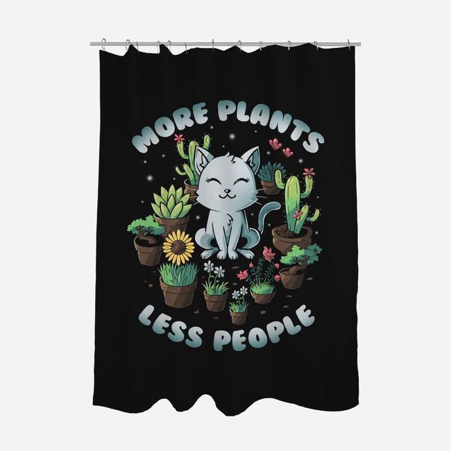 More Plants Less People-None-Polyester-Shower Curtain-koalastudio