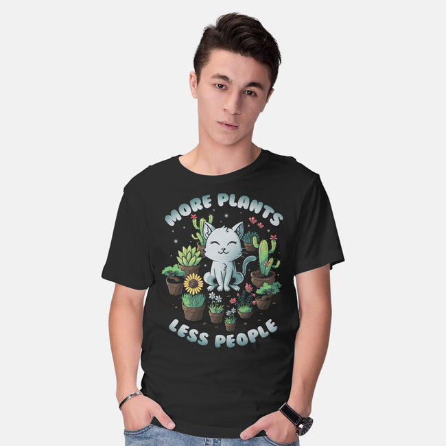 More Plants Less People-Mens-Basic-Tee-koalastudio