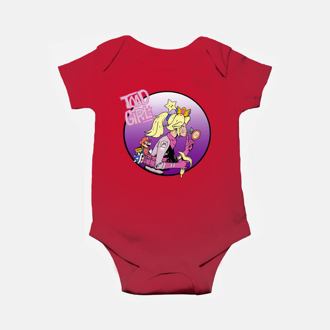 Toad Girl-Baby-Basic-Onesie-Nerding Out Studio