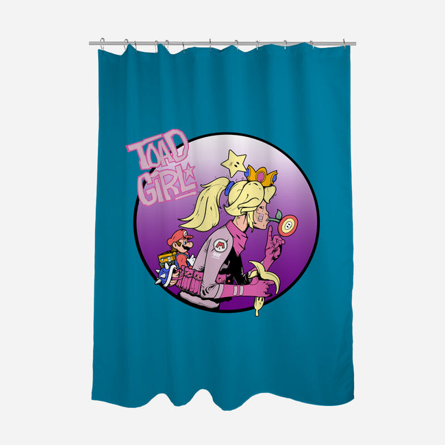 Toad Girl-None-Polyester-Shower Curtain-Nerding Out Studio