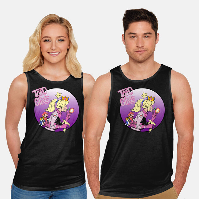 Toad Girl-Unisex-Basic-Tank-Nerding Out Studio