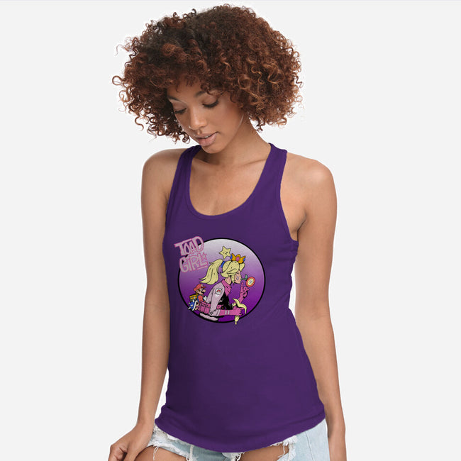 Toad Girl-Womens-Racerback-Tank-Nerding Out Studio