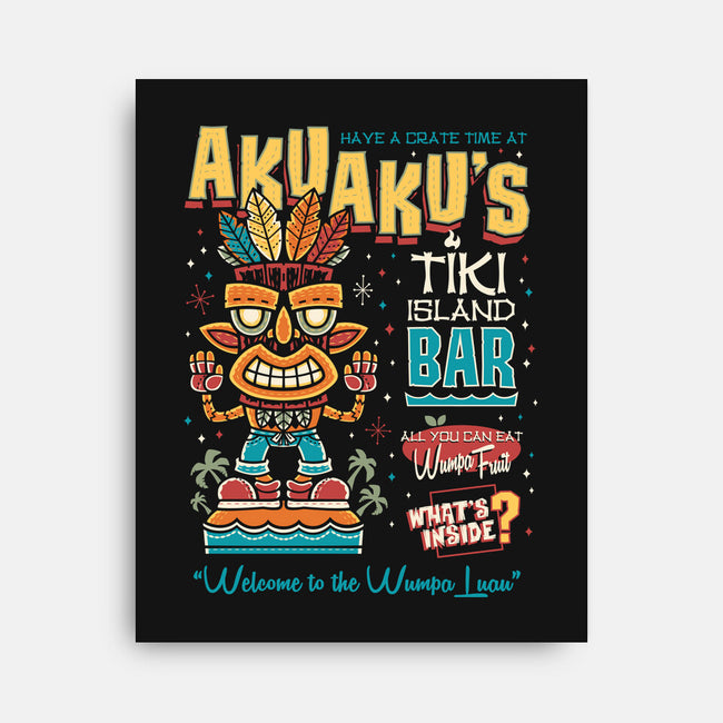 Aku Aku's Tiki Island-None-Stretched-Canvas-Nemons