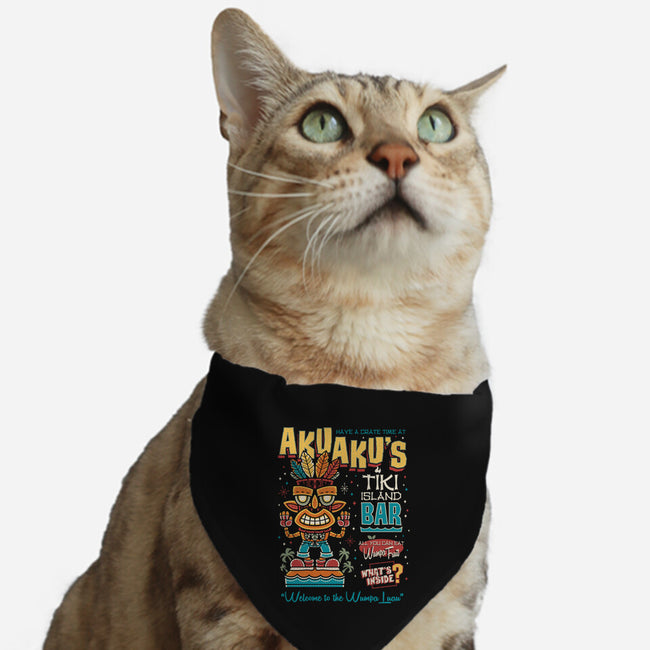 Aku Aku's Tiki Island-Cat-Adjustable-Pet Collar-Nemons