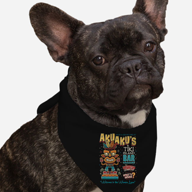 Aku Aku's Tiki Island-Dog-Bandana-Pet Collar-Nemons