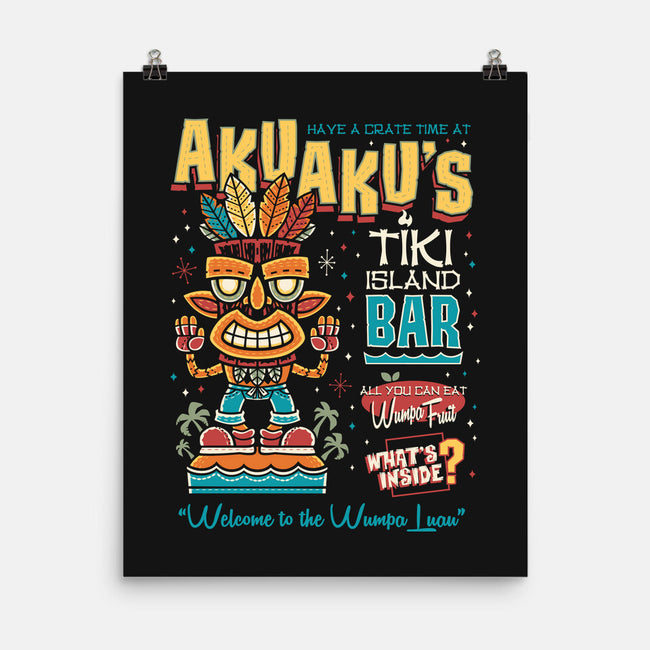 Aku Aku's Tiki Island-None-Matte-Poster-Nemons