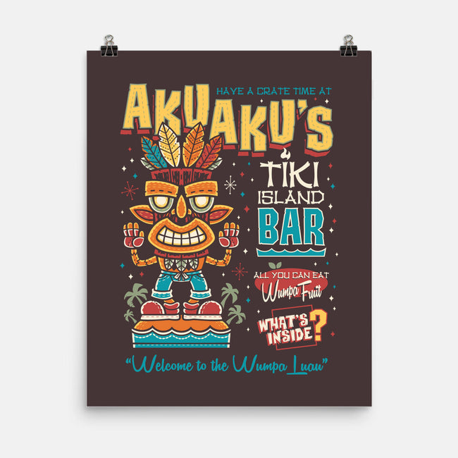 Aku Aku's Tiki Island-None-Matte-Poster-Nemons