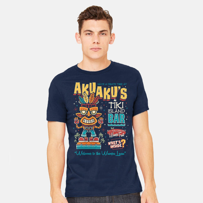 Aku Aku's Tiki Island-Mens-Heavyweight-Tee-Nemons