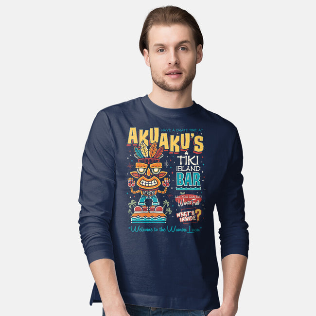 Aku Aku's Tiki Island-Mens-Long Sleeved-Tee-Nemons