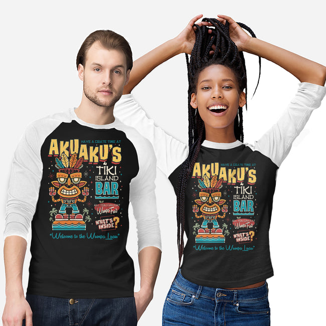 Aku Aku's Tiki Island-Unisex-Baseball-Tee-Nemons