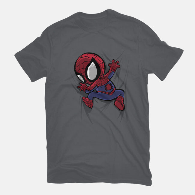 My Portable Spidey-Womens-Basic-Tee-zascanauta