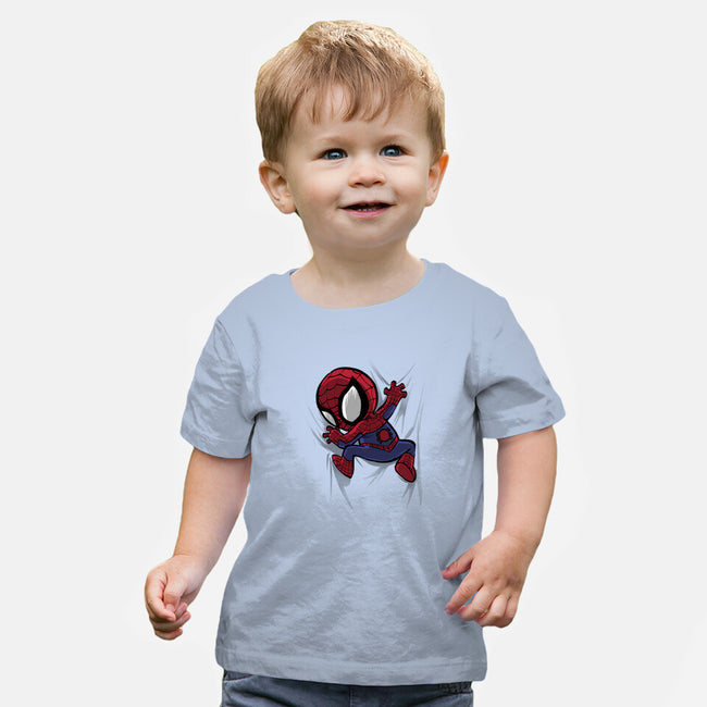 My Portable Spidey-Baby-Basic-Tee-zascanauta