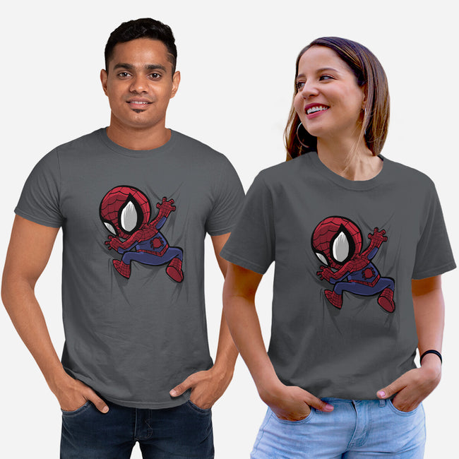 My Portable Spidey-Unisex-Basic-Tee-zascanauta