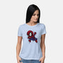 My Portable Spidey-Womens-Basic-Tee-zascanauta