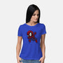 My Portable Spidey-Womens-Basic-Tee-zascanauta