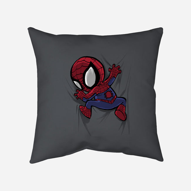 My Portable Spidey-None-Removable Cover-Throw Pillow-zascanauta