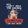 No Energy To Pretend-Youth-Basic-Tee-erion_designs