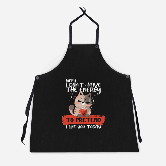 No Energy To Pretend-Unisex-Kitchen-Apron-erion_designs