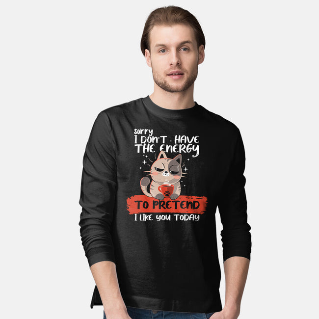 No Energy To Pretend-Mens-Long Sleeved-Tee-erion_designs