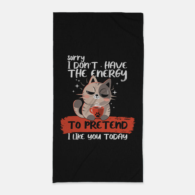 No Energy To Pretend-None-Beach-Towel-erion_designs