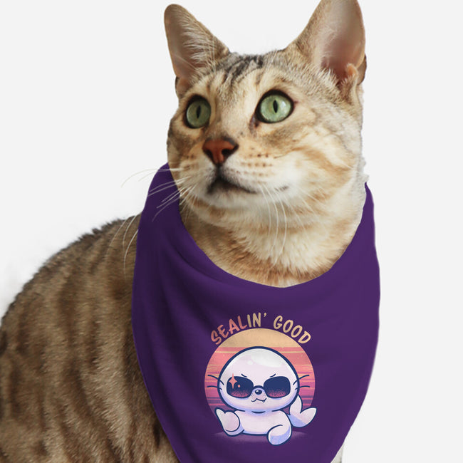 Sealin Good-Cat-Bandana-Pet Collar-TechraNova