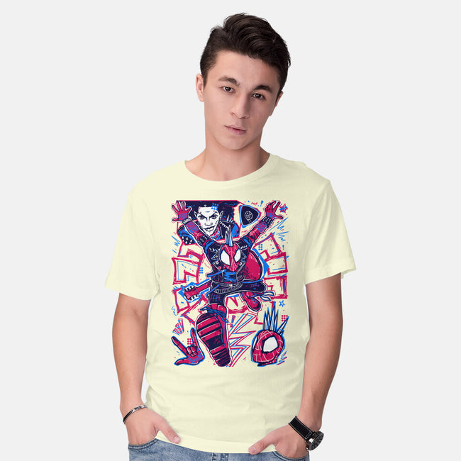 Hobie Brown Spider Punk-Mens-Basic-Tee-Panchi Art