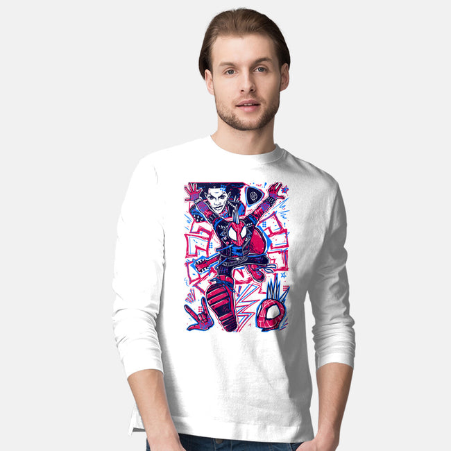 Hobie Brown Spider Punk-Mens-Long Sleeved-Tee-Panchi Art