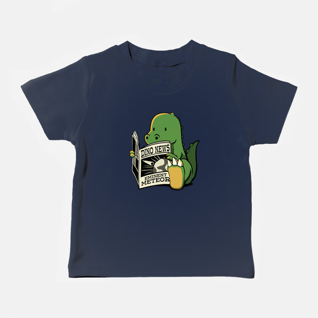 Jurassic News-Baby-Basic-Tee-tobefonseca