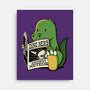 Jurassic News-None-Stretched-Canvas-tobefonseca