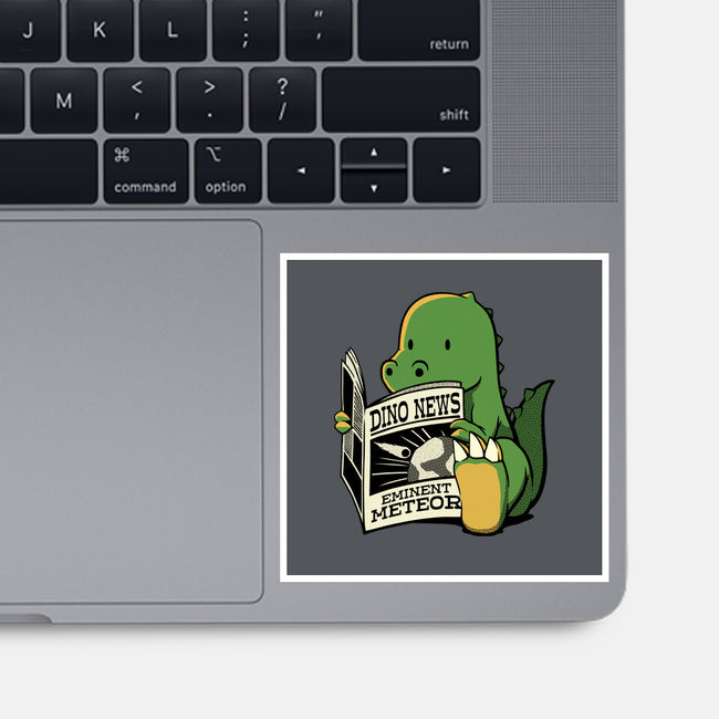 Jurassic News-None-Glossy-Sticker-tobefonseca