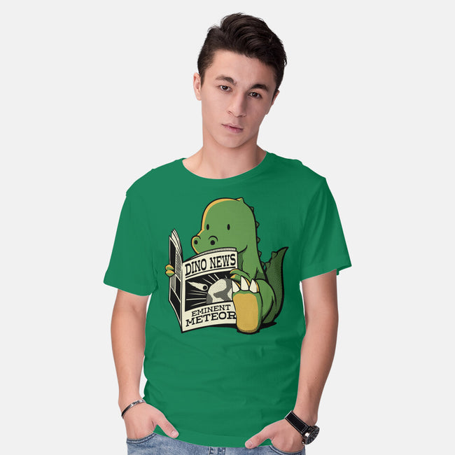 Jurassic News-Mens-Basic-Tee-tobefonseca