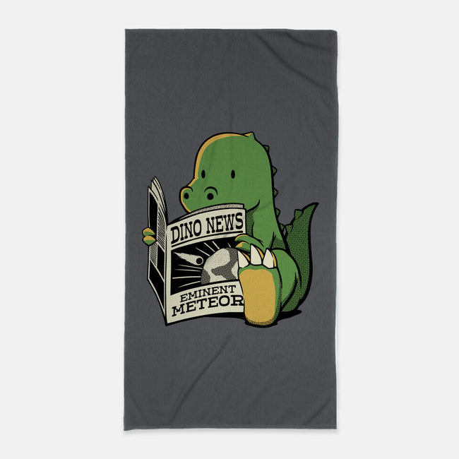 Jurassic News-None-Beach-Towel-tobefonseca